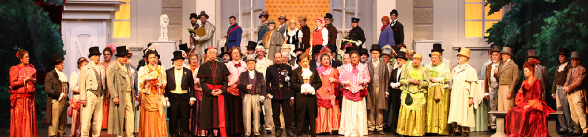 Die kölsche Witwe - Divertissementchen 2011 - Großer Chor vor Stadthaus am historischen Neumarkt
