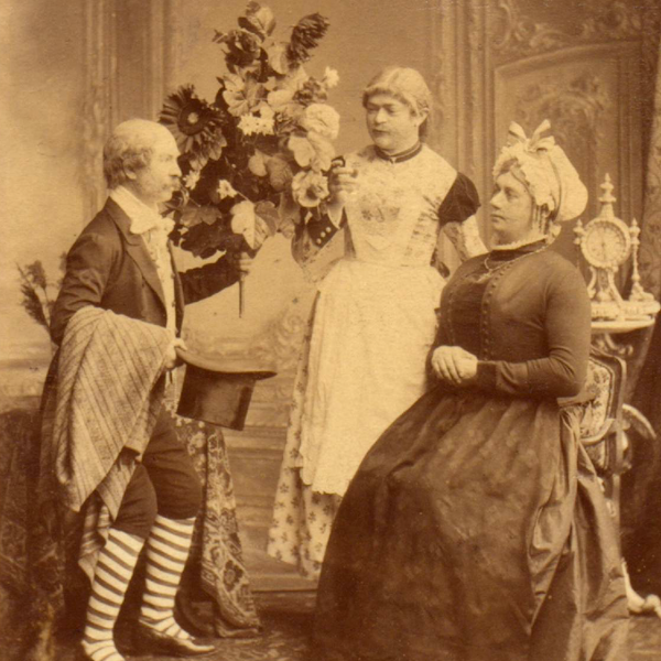 Divertissementchen 1879 - Ensemble in Szene