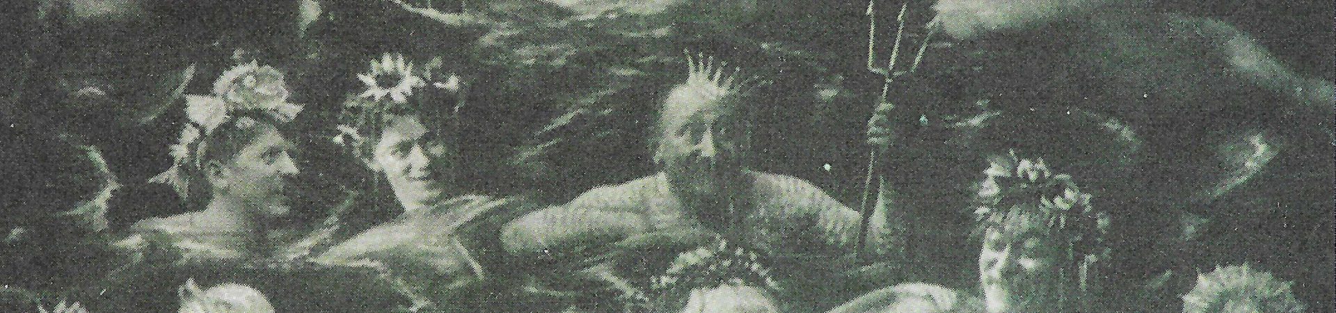 Loreley - Divertissementchen 1889 - Wasserszene mit Poseidon und Nixen