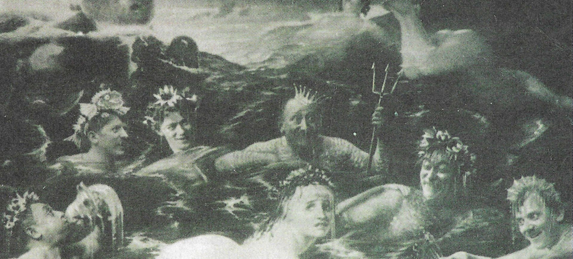 Loreley - Divertissementchen 1889 - Wasserszene mit Poseidon und Nixen