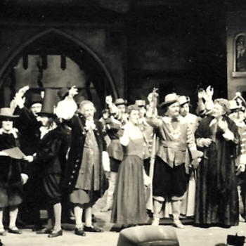 Dat Leed vun Jan un Griet - Divertissementchen 1952 - Chor in historischen Kostümen