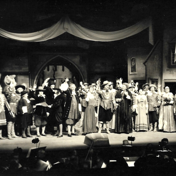 Dat Leed vun Jan un Griet - Divertissementchen 1952 - Chor in historischen Kostümen