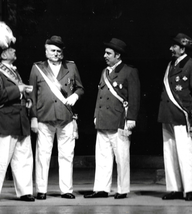 Poßkreeg en Kölle - Divertissementchen 1954 - Ensemble in Szene