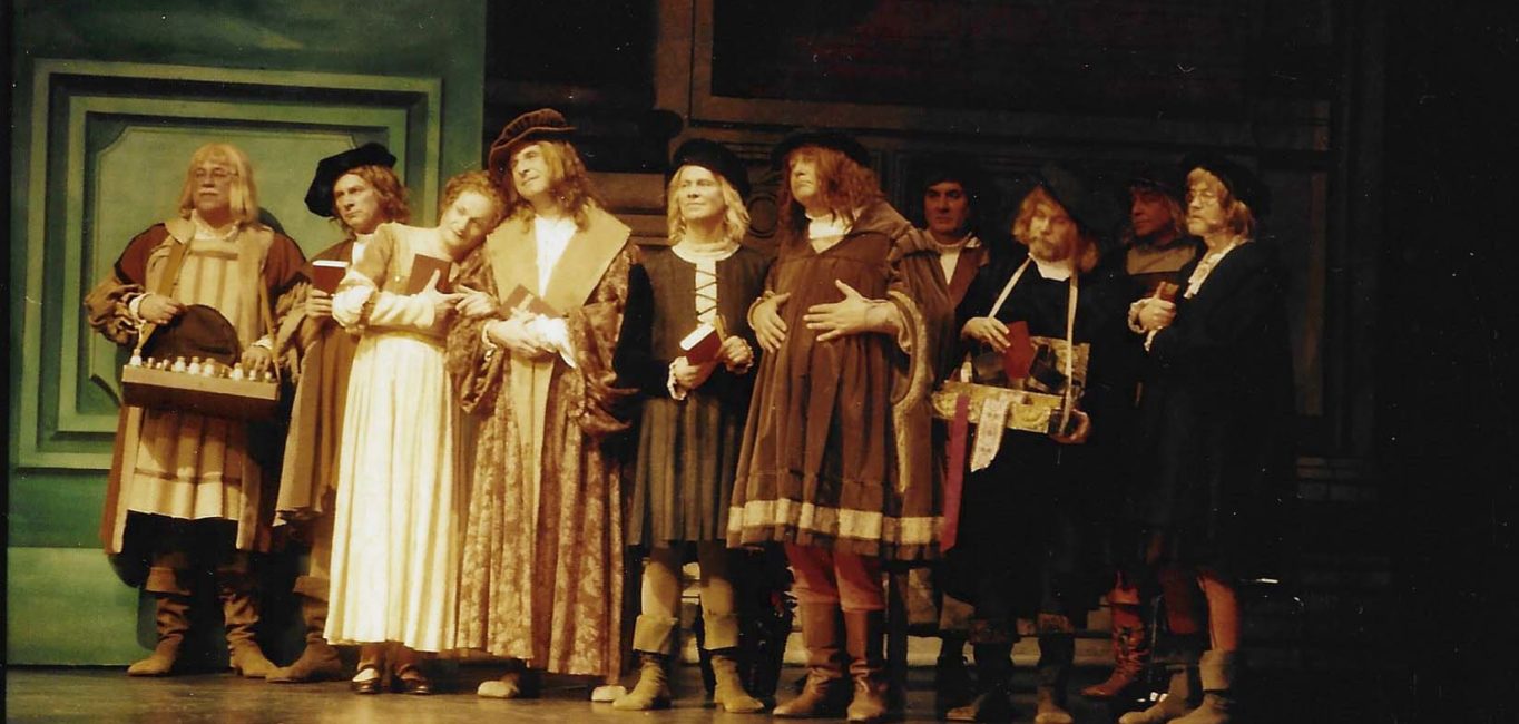 Nie mie Kölsch - Divertissementchen 2001 - Ensemble in historischen Kostümen