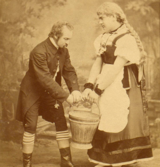 Jan un Griet - Divertissementchen 1882 - Solisten in Pose