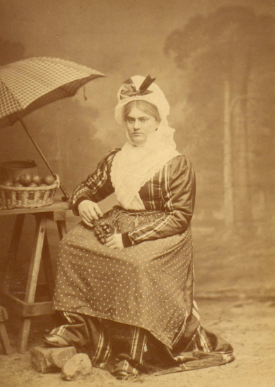 Jan un Griet - Divertissementchen 1882 - Solist in Damenrolle mit aufwändigem Kostüm