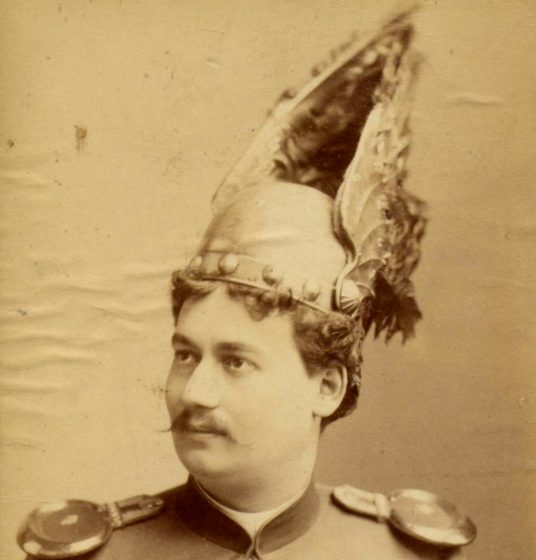 Marsilius Holzfahrt - Divertissementchen 1885 - Porträt eines Sängers im Kostüm