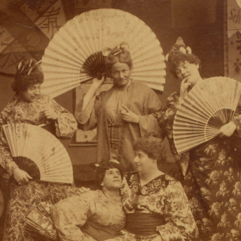 Der kölsche Mikado oder eine Nacht in Filipo - Divertissementchen 1888 - Ensemble in Pose