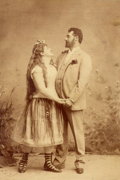 Der Feensee - Divertissementchen 1892 - Solisten in Liebesszene