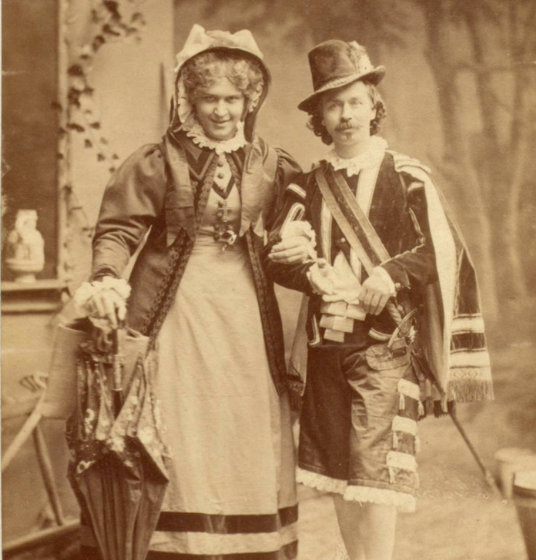 Jan un Griet - Divertissementchen 1877 - Liebespaar in historischen Kostümen