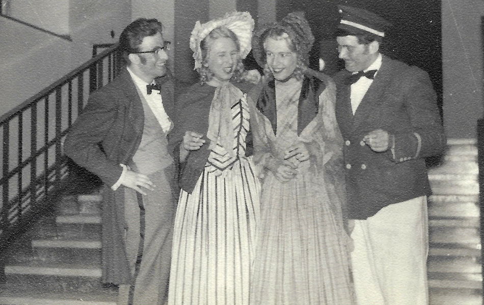 Rhingkadette - Divertissementchen 1957 - Darsteller in historischen Kostümen