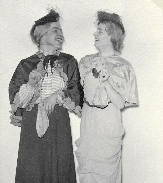 Miss Kölle - Divertissementchen 1958 - Darsteller posieren backstage