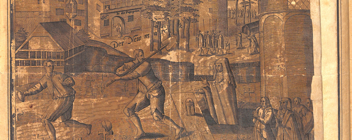 Richmodis von der Aducht und der Sängerkrieg auf dem Neumarkt - Divertissementchen 1875 - Titelgrafik der Original-Partitur