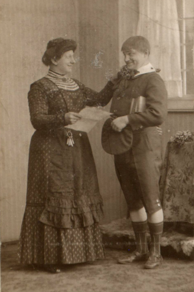 Der Feensee - Divertissementchen 1910/11 - Solisten als Mutter und Sohn