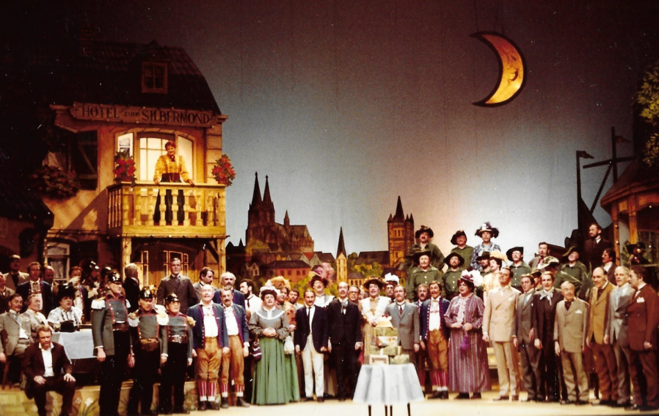 En Summernaach am Rhing - Divertissementchen 1981 - Großer Chor in nächtlicher Szene