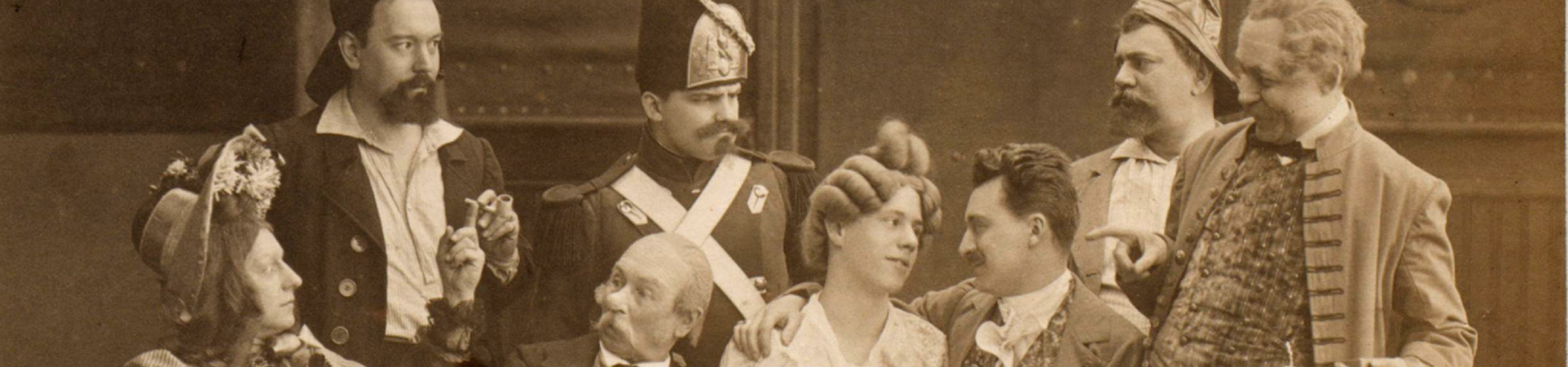 Us der Hexemächerzick - Divertissementchen 1906 - Ensemble in historischen Kostümen