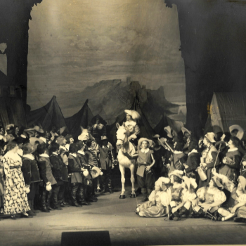 Gineral vun Werth - Divertissementchen 1937 - Chor und Solisten im Bühnenbild