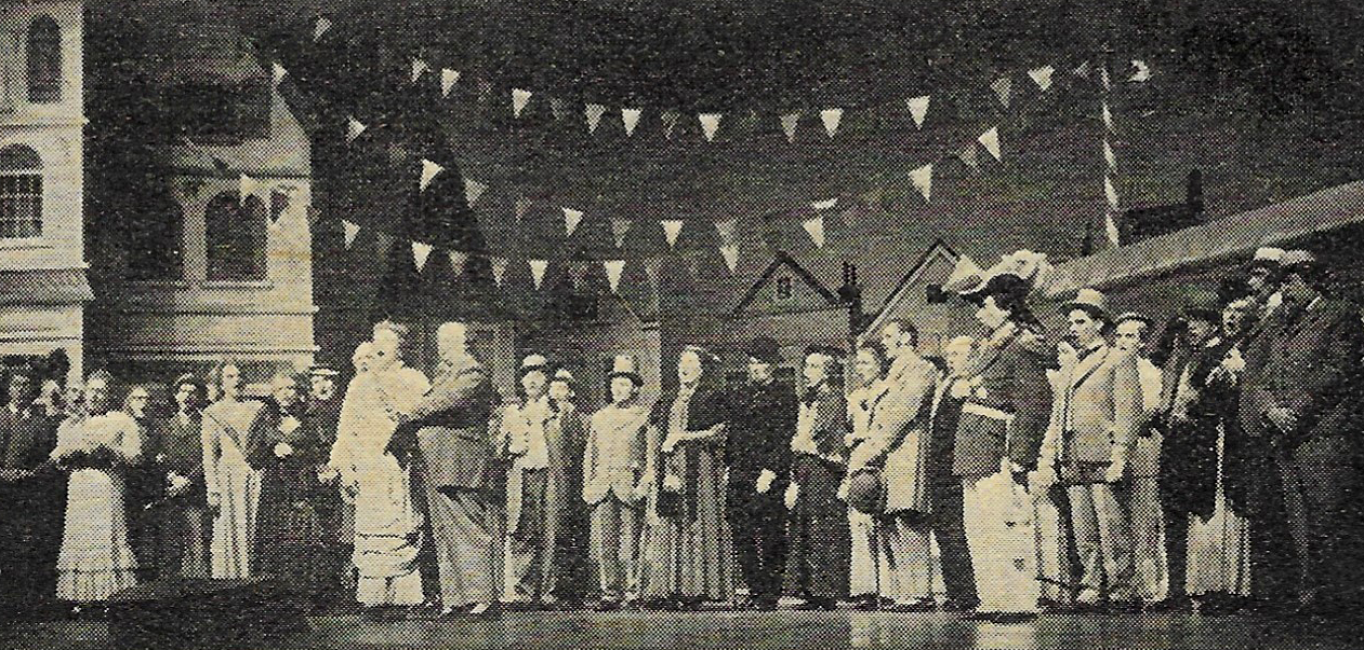Schäl Sick Storrie - Divertissementchen 1967 - Chor in großer Szene (Zeitungsfoto)