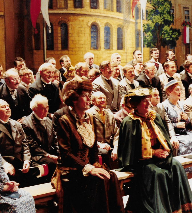 Olympisch För - Divertissementchen 1984 - Großer Chor in historischen Kostümen