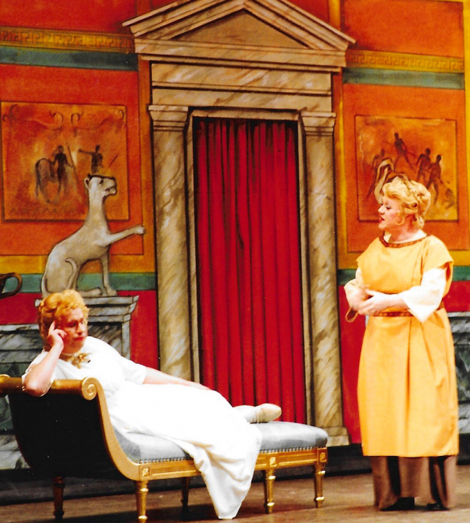 En dubbelte Agrippina - Divertissementchen 1994 - Darsteller in Szene
