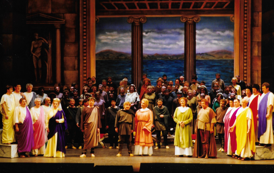 En dubbelte Agrippina - Divertissementchen 1994 - Großer Chor auf der Bühne