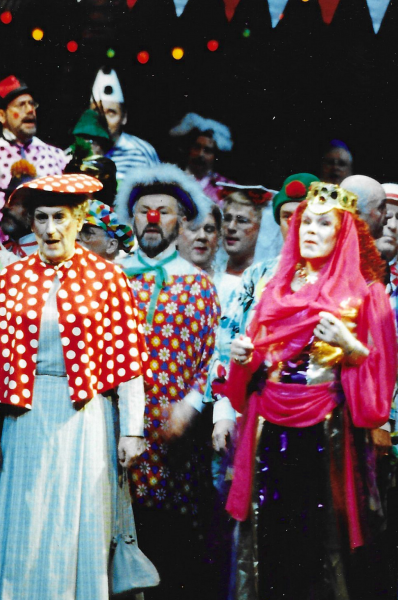 De Weltenbummler - Divertissementchen 1993 - Darsteller in Karnevalskostümen