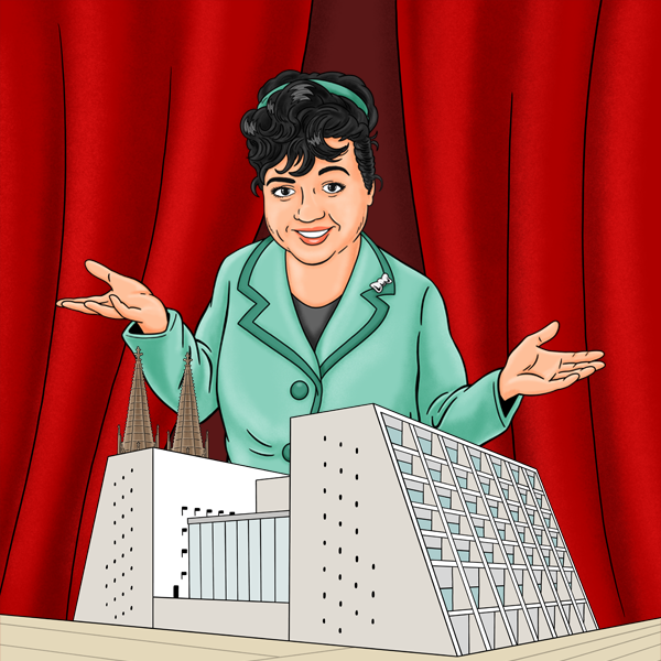 Wat e Thiater - Divertissementchen 2027 - Zeichnung: Heiko Wrusch